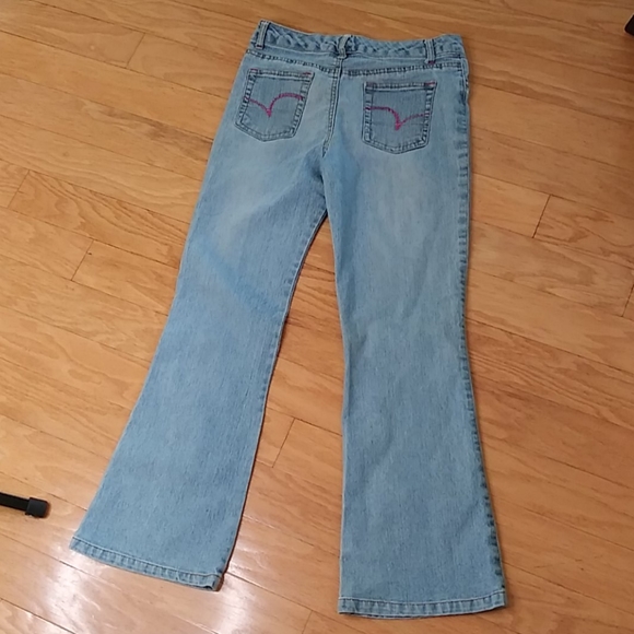 GOT 2B REAL Light Denim Girls Jeans Size: 14/16 - Picture 7 of 12